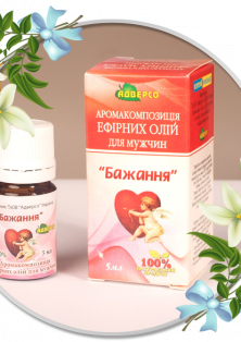 Аромакомнозиція ефірних олій для мужчин «Бажання»